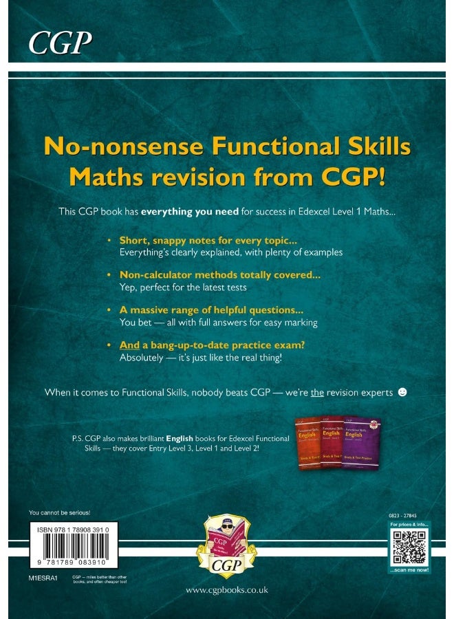 Functional Skills Maths: Edexcel Level 1 - Study & Test Practice