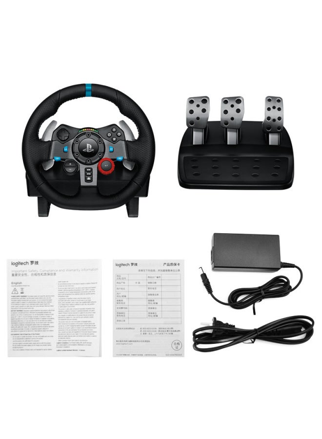 Logitech G29 DRIVING FORCE Racing Game Steering Wheel Pedal G923 For SONY Sony PS5-Product Color:G923 Steering Wheel + Pedal
