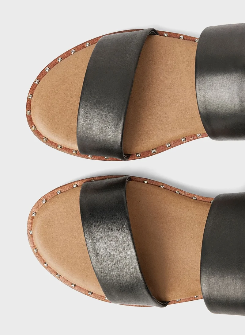 STEVE MADDEN Treated Flat Sandals