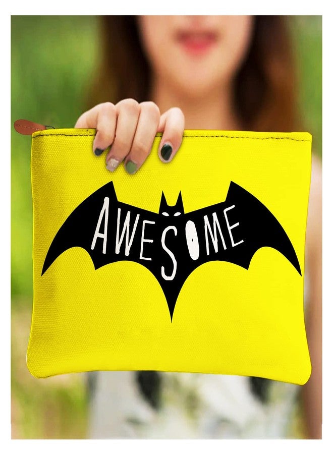 PAPER PLANE DESIGN School Canvas Pencil Stationary Pouches for Childrens - Design 30, Multicolor - Image 5