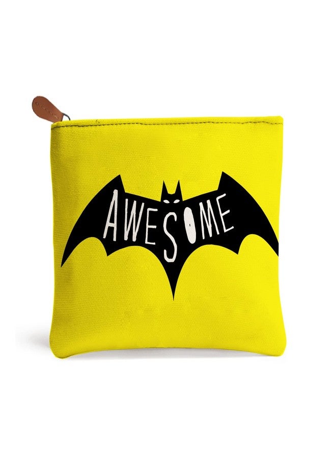 PAPER PLANE DESIGN School Canvas Pencil Stationary Pouches for Childrens - Design 30, Multicolor - Image 1
