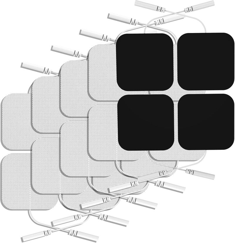 NURSAL TENS Unit Replacement Pads - 20pcs Reusable 2x2 Electrode Pads with Self-Stick Performance for Electrotherapy - Image 1