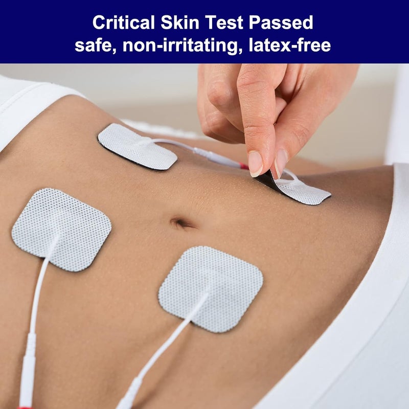 NURSAL TENS Unit Replacement Pads - 20pcs Reusable 2x2 Electrode Pads with Self-Stick Performance for Electrotherapy - Image 5