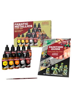 The Army Painter The Army Painter Warpaints Fanatic: Metallics Paint Set Combo Acrylic Paint Set Model Paint Set Miniature Painting Kit  - Image 2