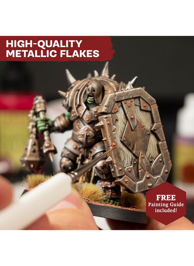 The Army Painter The Army Painter Warpaints Fanatic: Metallics Paint Set Combo Acrylic Paint Set Model Paint Set Miniature Painting Kit  - Image 4