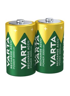 VARTA Rechargeable ACCU Power Batteries 56720 , Ni-Mh (2-Pack, D 3000 mAh) - Pre-charged 1.2V  - Image 2