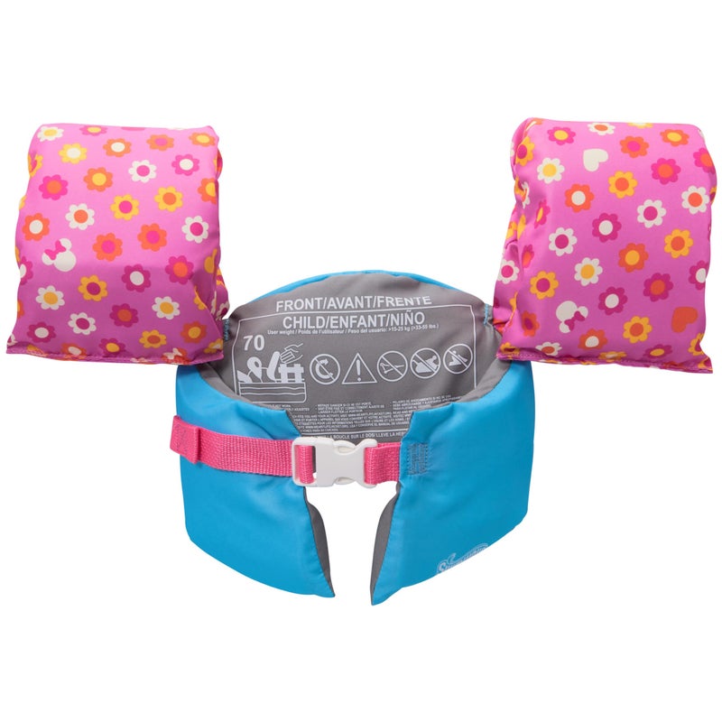 SwimWays Disney Minnie Swim Trainer, US Coast Guard Approved Life Vest Kids Swim Vest, Arm Floaties & Life Jackets for Kids 33-55 lbs, Minnie - Image 2