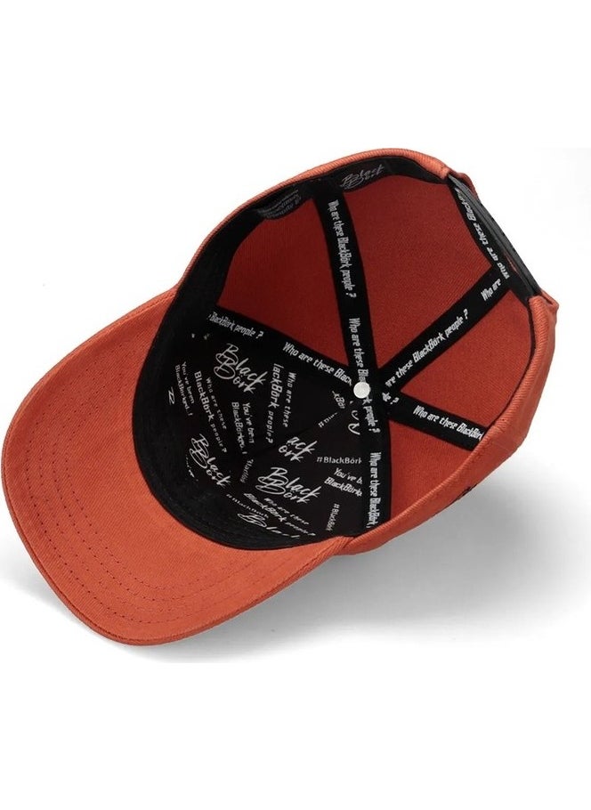 Black Börk BlackBörk V1 Kids Baseball Bear - Brick Children's Hat (Cap) with 1 Code Logo  - Image 3
