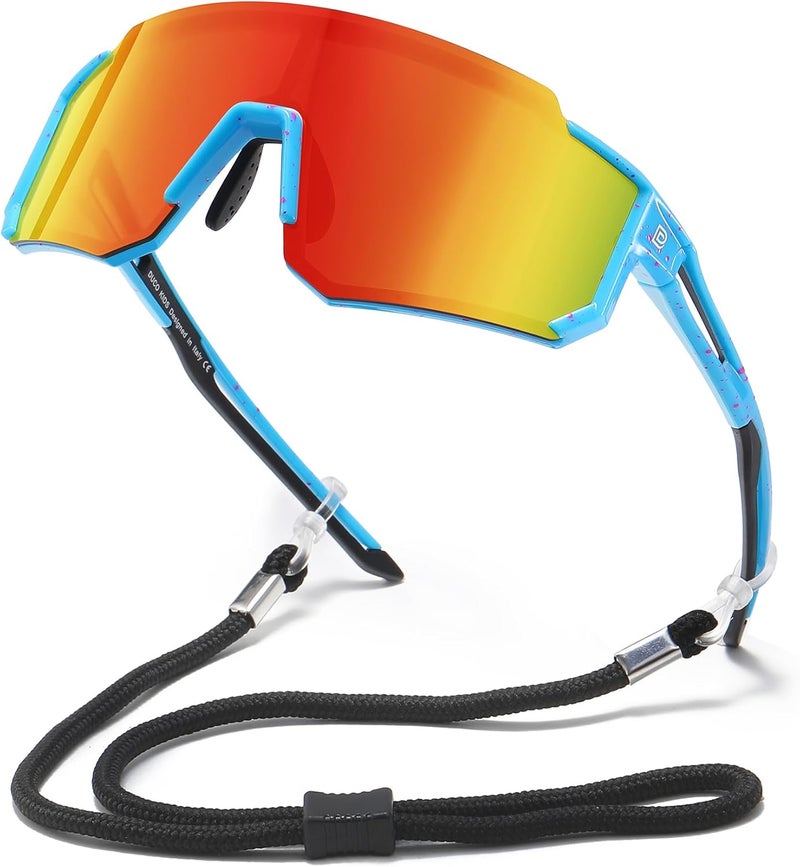 DUCO Polarized Kids Sunglasses Youth Sports Cycling Shades Lightweight Frame UV400 Child Boys Girls Baseball SunGlasses DK310 - Image 1