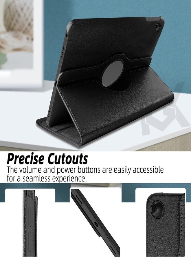 TGK 360 Rotatable Smart Flip Case Cover for Lenovo Tab M10 Plus 3rd Gen 10.6 Inch TB125FU TB128XU (Black) - Image 4