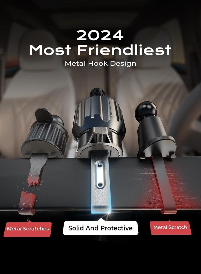 Ainope حامل هاتف AINOPE للسيارة 3-1 حامل هاتف جاذبية للسيارة لحامل الهاتف على لوحة القيادة أو الزجاج الأمامي أو فتحة التهوية للسيارة لهواتف iPhone 15 Pro Max 14 13 12 وجميع الهواتف - Image 5