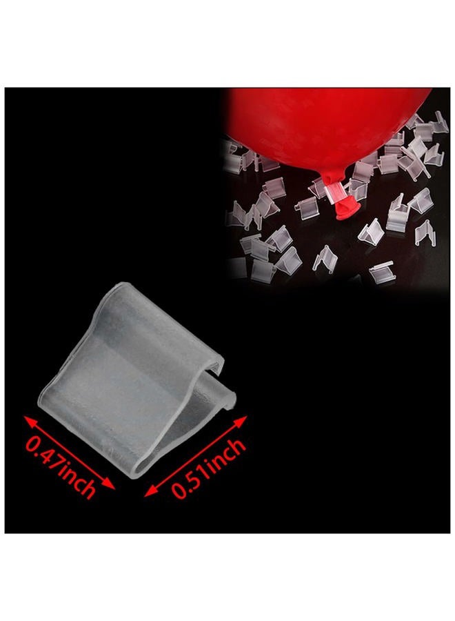 Aylifu Transparent Balloon V-shaped Clip Plastic V-shaped Balloon Clip Wedding Creative Balloon Clip Wedding Party Halloween Sealed Balloon Clip 150 pieces - Image 2