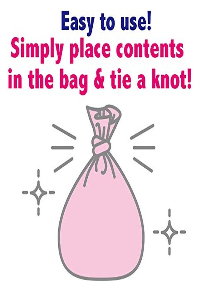 BOS Amazing Odor Sealing Baby Diaper Disposal Bags - Durable and Unscented [Size: XS, Color: Pink] (200 count, Pack of 2) (400 Bags) - Image 5