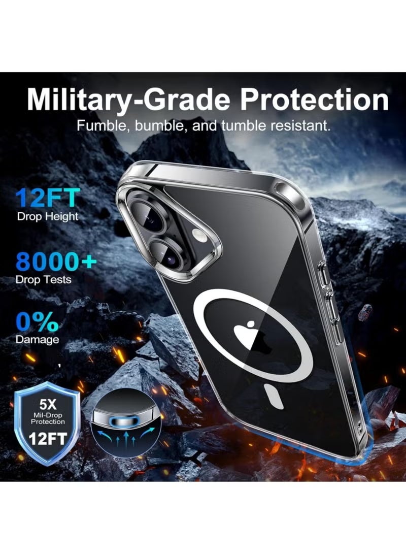 ELTRAZONE iPhone 17 Clear Case Compatible with MagSafe | Transparent Anti-Yellowing Magnetic Shockproof Phone Cover | Military-Grade Drop Protection | Slim Lightweight Protective Case with Strong Magnetic Alignment | Scratch-Resistant Clear Back Cover for iPhone 17 | Full Access to All Ports and Buttons for Everyday Use - Image 3