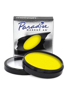 mehron Paradise FX Neon UV Glow Colors | Pro Water Activated Black Light Reactive Paint for Raves, Costumes, Halloween, & Cosplay FX | Pro Size 1.4 oz (40 g) (Stardust – Neon Yellow/Yellow UV)  - Image 1
