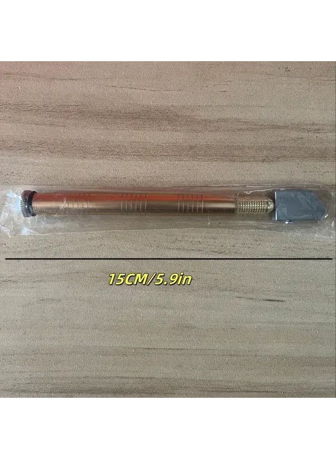 1pc Diamond Glass Tile Cutter Manual Handheld Tool For Mirror Golden Steel Durable Construction High Performance Versatile Use No Battery Needed - Image 2