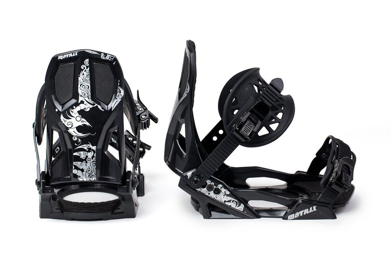 Whitewoods Matrix Unisex Adult PH-611 All-Mountain Adjustable Snowboard Bindings, Black, Medium (5-11) - Image 4