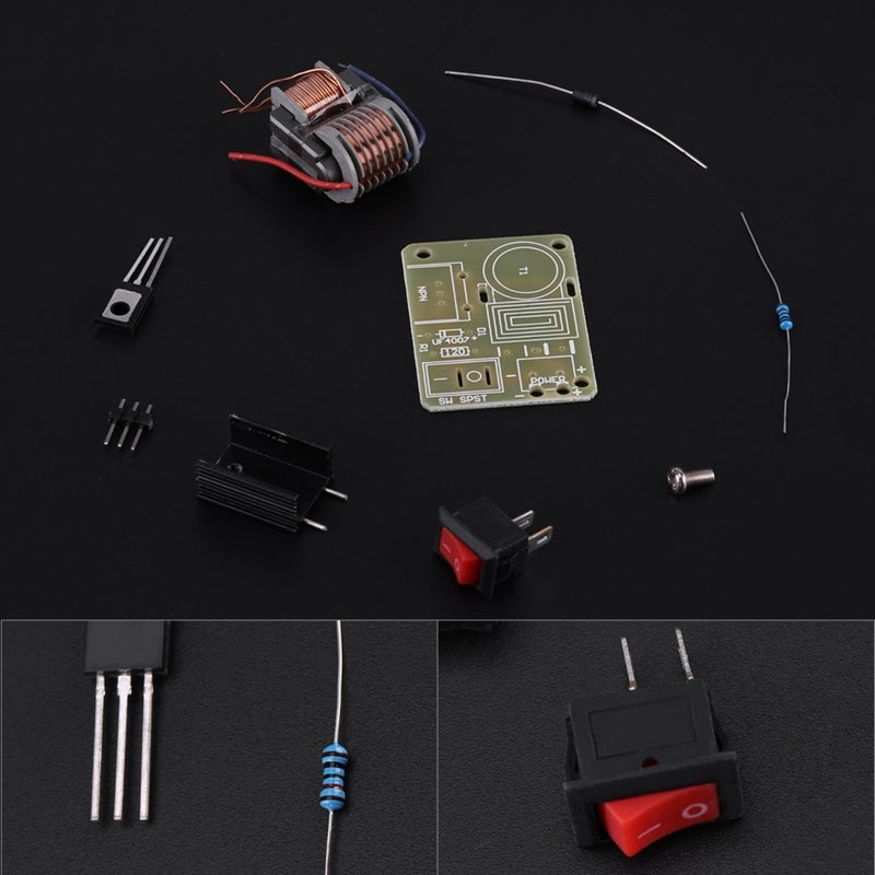 High Voltage Generator: 2 Sets Disassembled Parts - High Efficiency Inverter Arc Igniter for Electronics Enthusiasts, Science Experiment - Image 1
