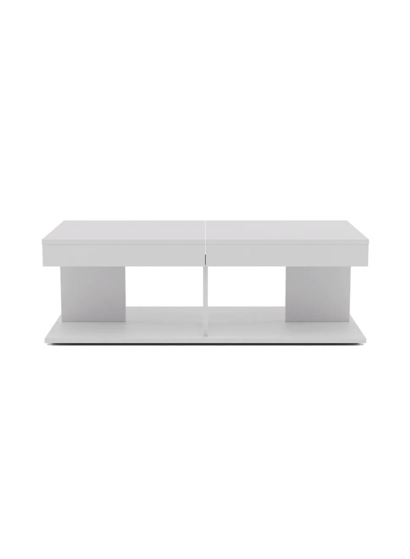 Malazhouse Coffee Table, White - MZCT019 45H x 140W x 60D – 120L x 45H x 60W - Image 2