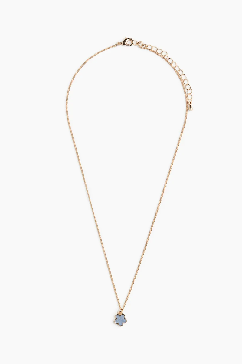 اتش اند ام قلادة بحلية على شكل زهور