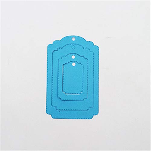 ABTOLS Metal Four Hanging Tags Cutting Dies,4Pcs/Set Label Tags Layering Die Cuts Embossing Stencils Template Mould for Card Scrapbooking and DIY Craft Album Paper Card Decor - Image 5