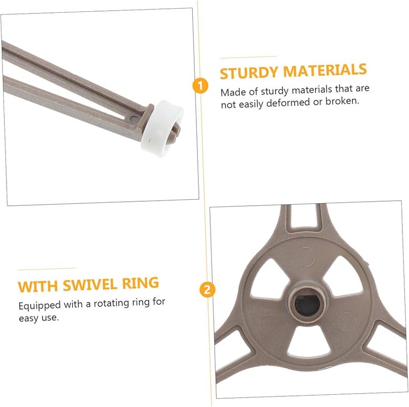 حامل استبدال أسطوانة طاولة الميكروويف ثلاثية الذراع سهلة التركيب - Image 4