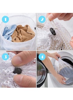 SYOSI Mesh Laundry Bag, Laundry Bag for Washing Machine, Drawstring Laundry Bag, for Delicate Clothes, Travel, Delicates Hosiery, Underwear, Bra, Lingerie, Baby Cloths,Toy Storage (3pack)  - Image 5
