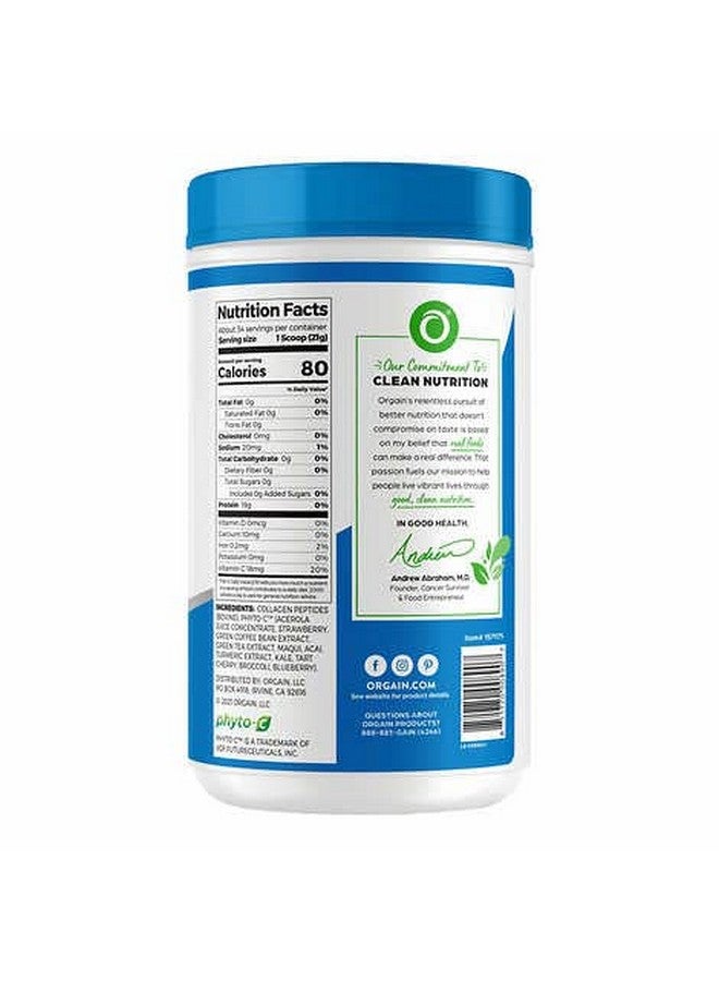 Orgain Collagen +Superfoods With 20 Grams Of Grassfed Collagen And Vitamin C Unflavored 25.6 Oz - Image 3