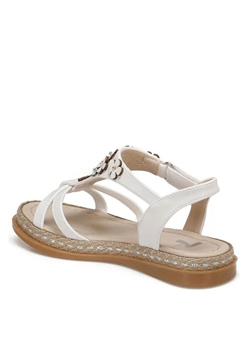 SouqBazar  MAYA White/Turquoise Girls Sandals  - Image 2