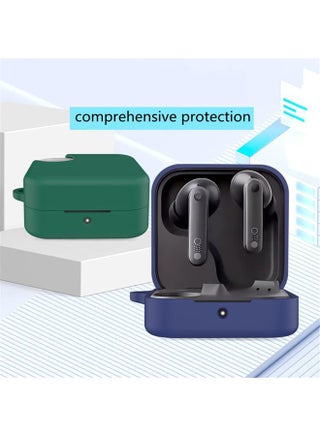 Silicone Cover Case for CMF Buds Pro 2/Buds 2/Buds 2 Plus, Protective Case Cover with Carabiner (Black) - view 3