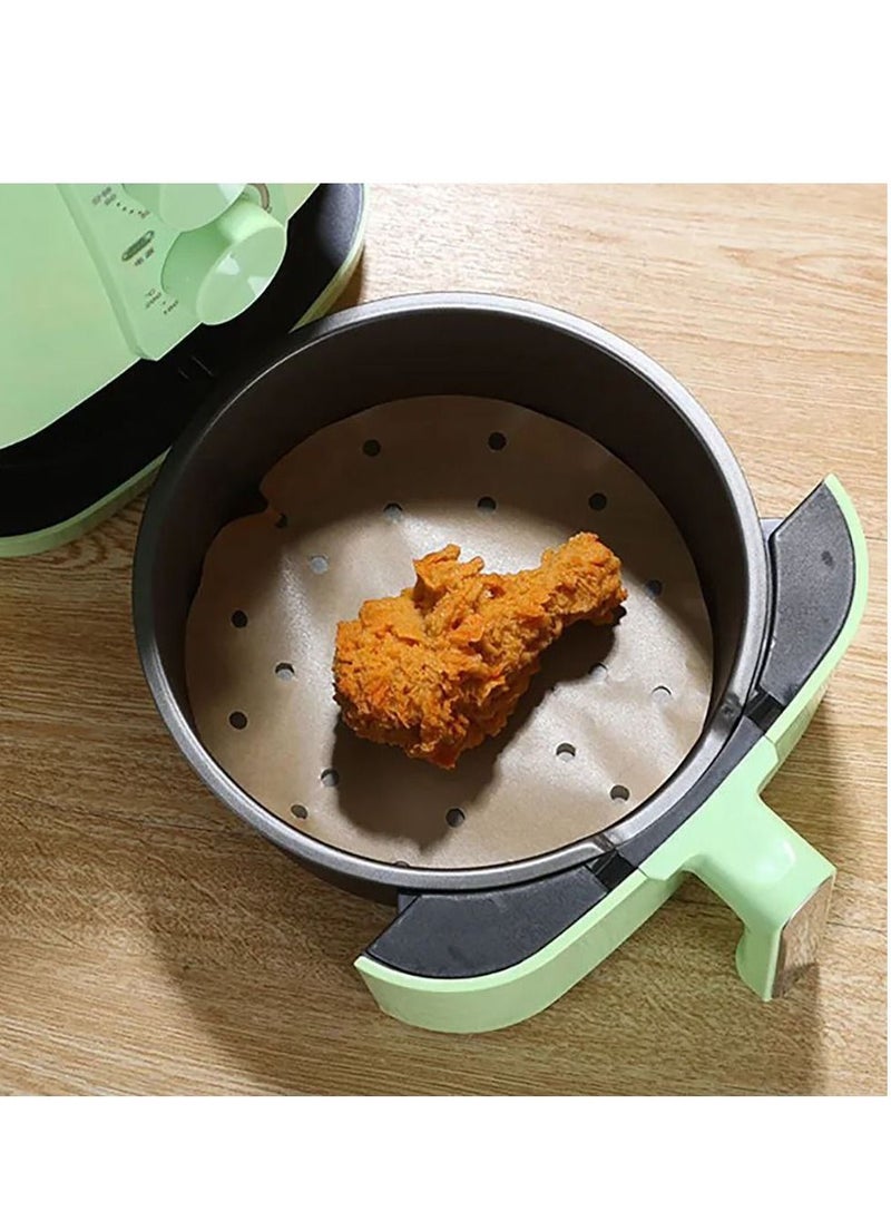 Generic 80PCS Air Fryer Liners Bakeware Non-stick Steamer Pad Oil-absorbing Papers 20cm  - Image 3