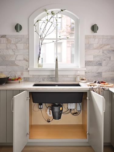 Moen Black EX Series Host Series 3/4 Horsepower Improved Installation Garbage Disposal, EX75C - Image 5