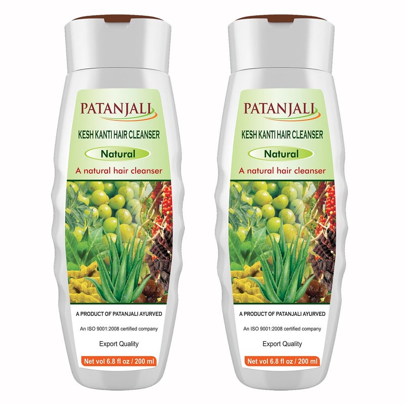 Patanjali Kesh Kanti Natural Hair Cleanser - 200ml / 6.8 fl oz - (Pack of 2) - Image 1