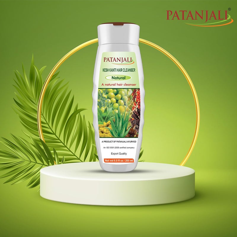 Patanjali Kesh Kanti Natural Hair Cleanser - 200ml / 6.8 fl oz - (Pack of 2) - Image 2