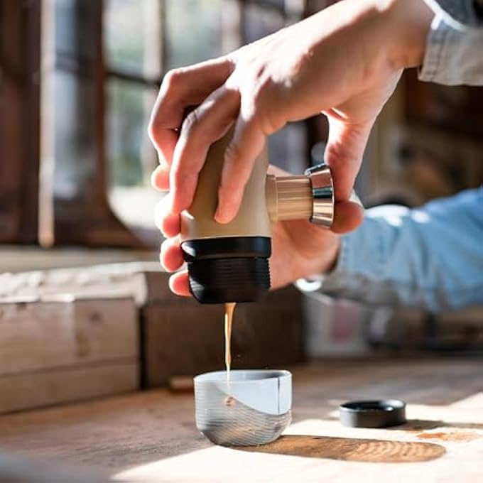 KASTWAVE Portable Espresso Machine Travel Coffee Machine For Camping Compatible With Ns Capsules  Ground Coffee 18 Bar Small Handheld Coffee Maker For Hiking Rv Home - Image 4