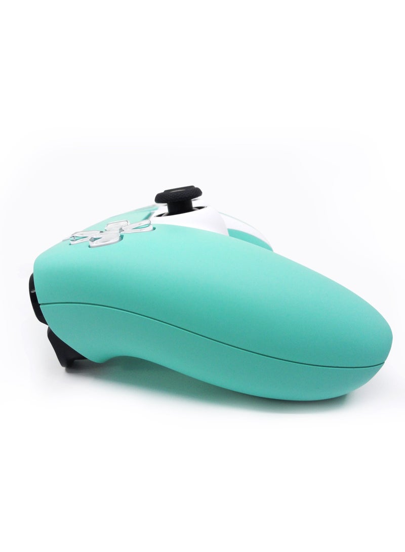 CRAFT by MERLIN PAINTED PLAY STATION 5 DUAL SENSE WIRELESS CONTROLLER GREEN VALLEY - Image 4