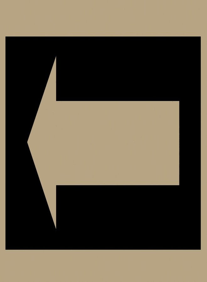 Headline Sign 9364 Self-Stick Sign, Arrow, 2 Inches by 8 Inches, Made in USA