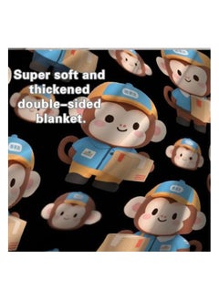 General Flannel thin blanket (warm and comfortable, suitable for sleep, gaming, dust removal and sandproof) 150cm*200cm - 272  - Image 5