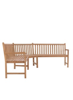 Garden Corner Bench 185x185x90 cm Solid Teak Wood - pzsku/Z33B54180A7900F246FE9Z/45/_/1731416013/396a729c-9ef5-4fff-8a34-b7531fc6cf83