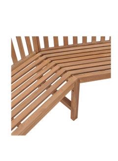 Garden Corner Bench 185x185x90 cm Solid Teak Wood - pzsku/Z33B54180A7900F246FE9Z/45/_/1731416024/e5a22e0c-72ab-4a86-874d-bac4499e3c9a