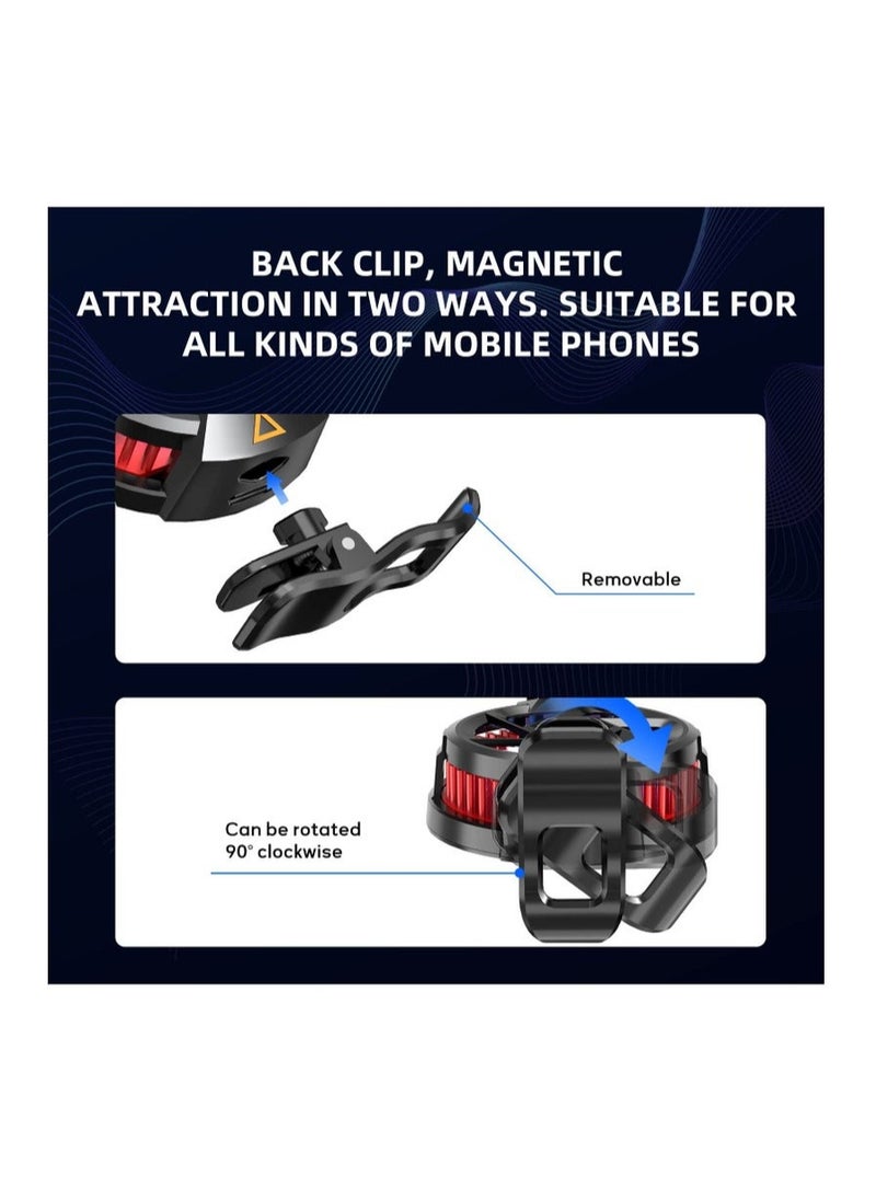 RATSAW Phone Cooler Semiconductor Cooling Fan Compatible with Magsafe Portable Noiseless Cooling Game Artifact for PUBG Live Vlog for iOS or Android 4 to 6.7 Inch Phones  - Image 5