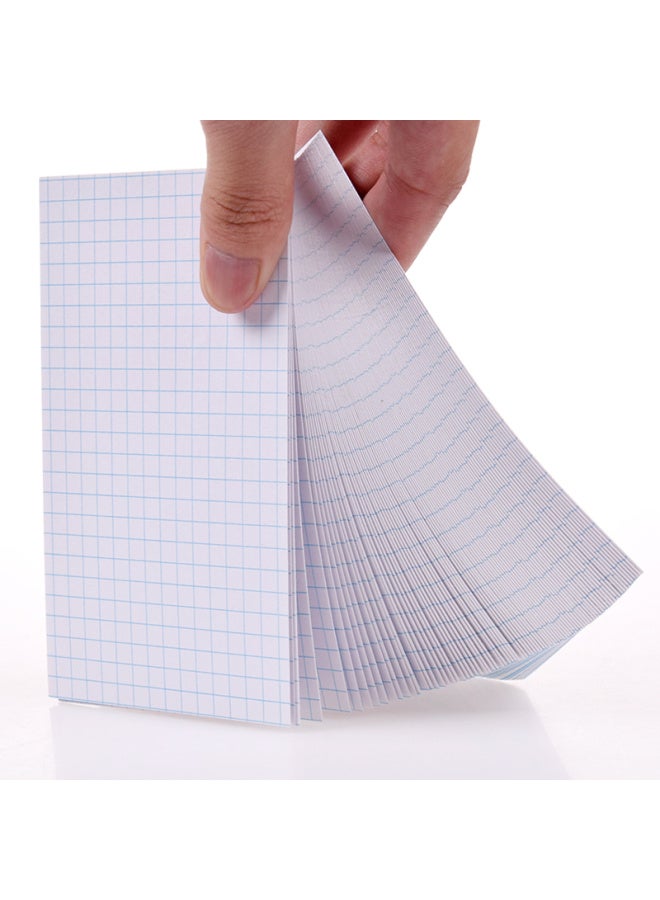 Kaisa Index Cards, 5mm White Grid, 210 Sheets, Sticky Notes, Record Cards, English Vocabulary Cards - Image 2