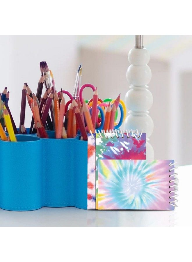 ArtCreativity Mini Tie Dye Notebooks, Pack Of 16, Small Spiral Notepads With Colorful Designs, Cute Stationery Supplies For School And Office, Fun Birthday Party Favors, Goodie Bag Fillers For Kids - Image 5