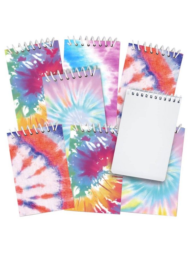ArtCreativity Mini Tie Dye Notebooks, Pack Of 16, Small Spiral Notepads With Colorful Designs, Cute Stationery Supplies For School And Office, Fun Birthday Party Favors, Goodie Bag Fillers For Kids - Image 2
