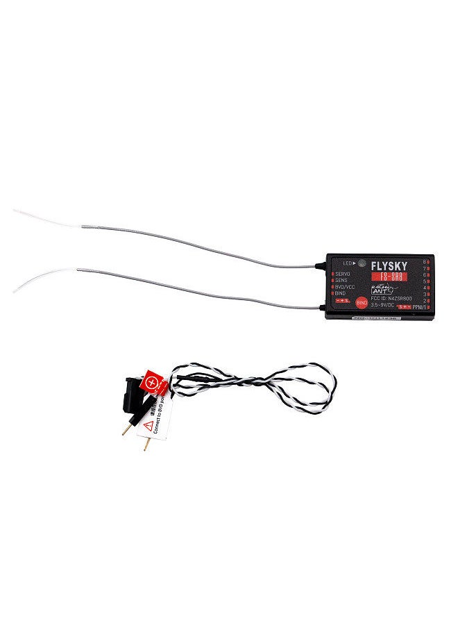 Flysky - FLYSKY FS-ST8 RC Transmitter 2.4GHz Remote Controller ANT Protocol with FS-SR8 Receiver 8CH 1000M Remote Control Distance - Image 1