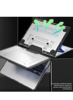 Generic Adapted To Macbook Pro 16 inch 2021/2023(A2485/A2780 M1 Pro/M1 Max) Laptop Protective Case Transparent Frosted Cooling Bracket Anti-Fall Case  - Image 5