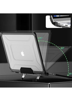 Generic Adapted To Macbook Pro 16 inch 2021/2023(A2485/A2780 M1 Pro/M1 Max) Laptop Protective Case Transparent Frosted Cooling Bracket Anti-Fall Case  - Image 4