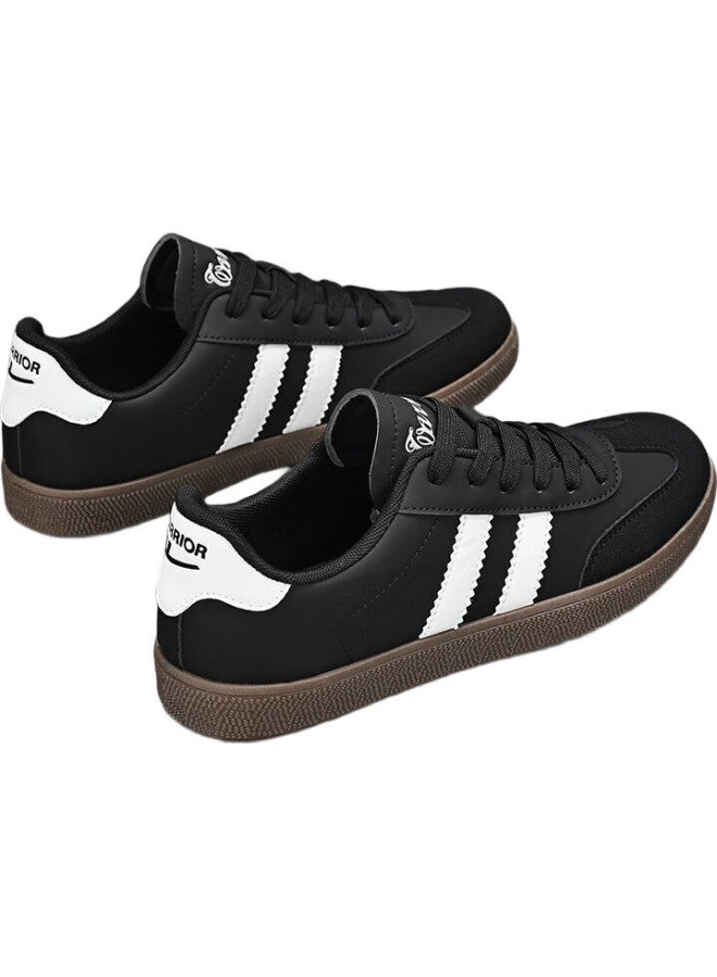 Warrior Men'S Shoes, Autumn Breathable Casual Sneakers, Men'S Retro Skateboard Shoes, Dexun Forrest Gump Shoes, 0053 Black And White, Size 41 - Image 2