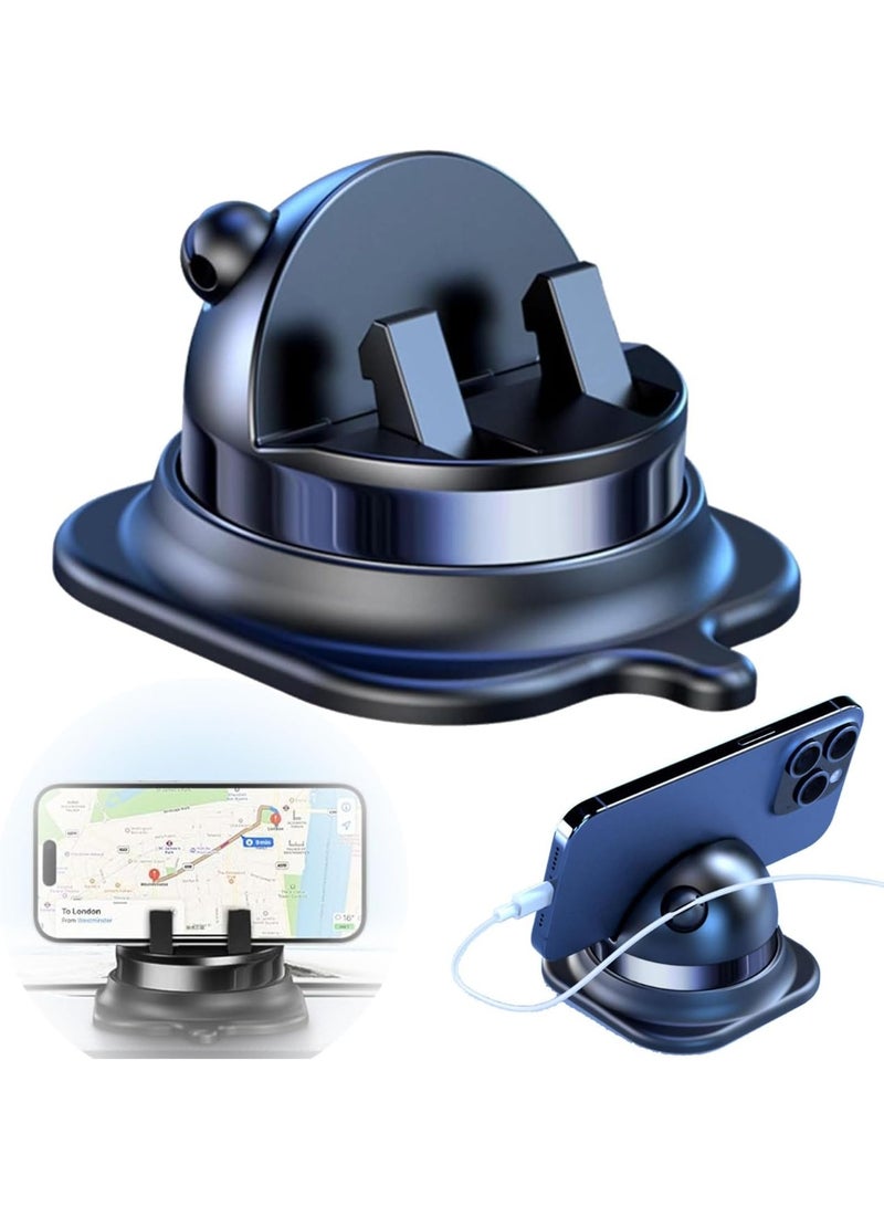 حامل موبايل للسيارة قابل للدوران 360° - مثبت لوحة قيادة فائق الثبات | متوافق مع iPhone 16 Pro Max/15/14/13 وسلسلة Samsung S24/23 وجميع الهواتف الذكية. - Image 1