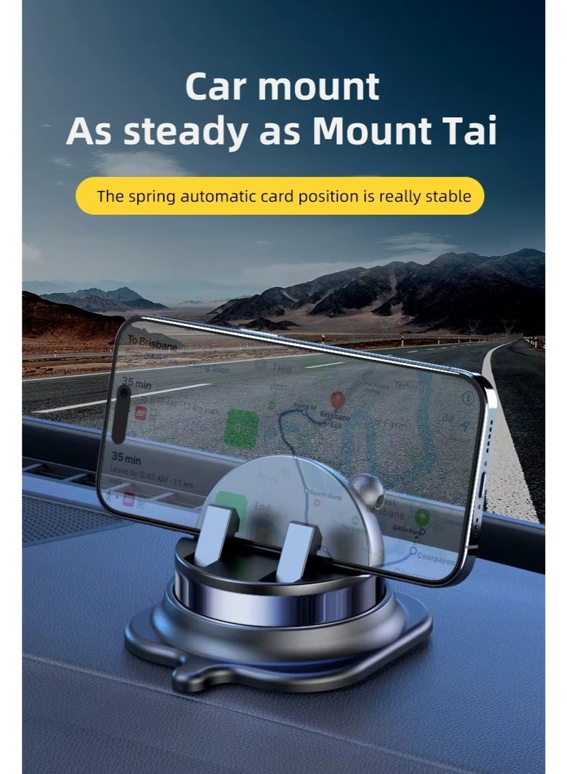 حامل موبايل للسيارة قابل للدوران 360° - مثبت لوحة قيادة فائق الثبات | متوافق مع iPhone 16 Pro Max/15/14/13 وسلسلة Samsung S24/23 وجميع الهواتف الذكية. - Image 2